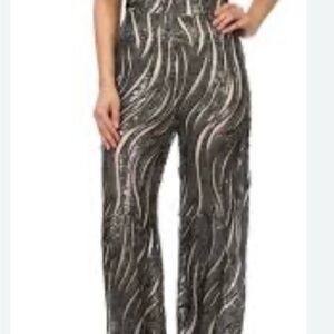 Fashion Nova Wild Thing Zebra Jumpsuit